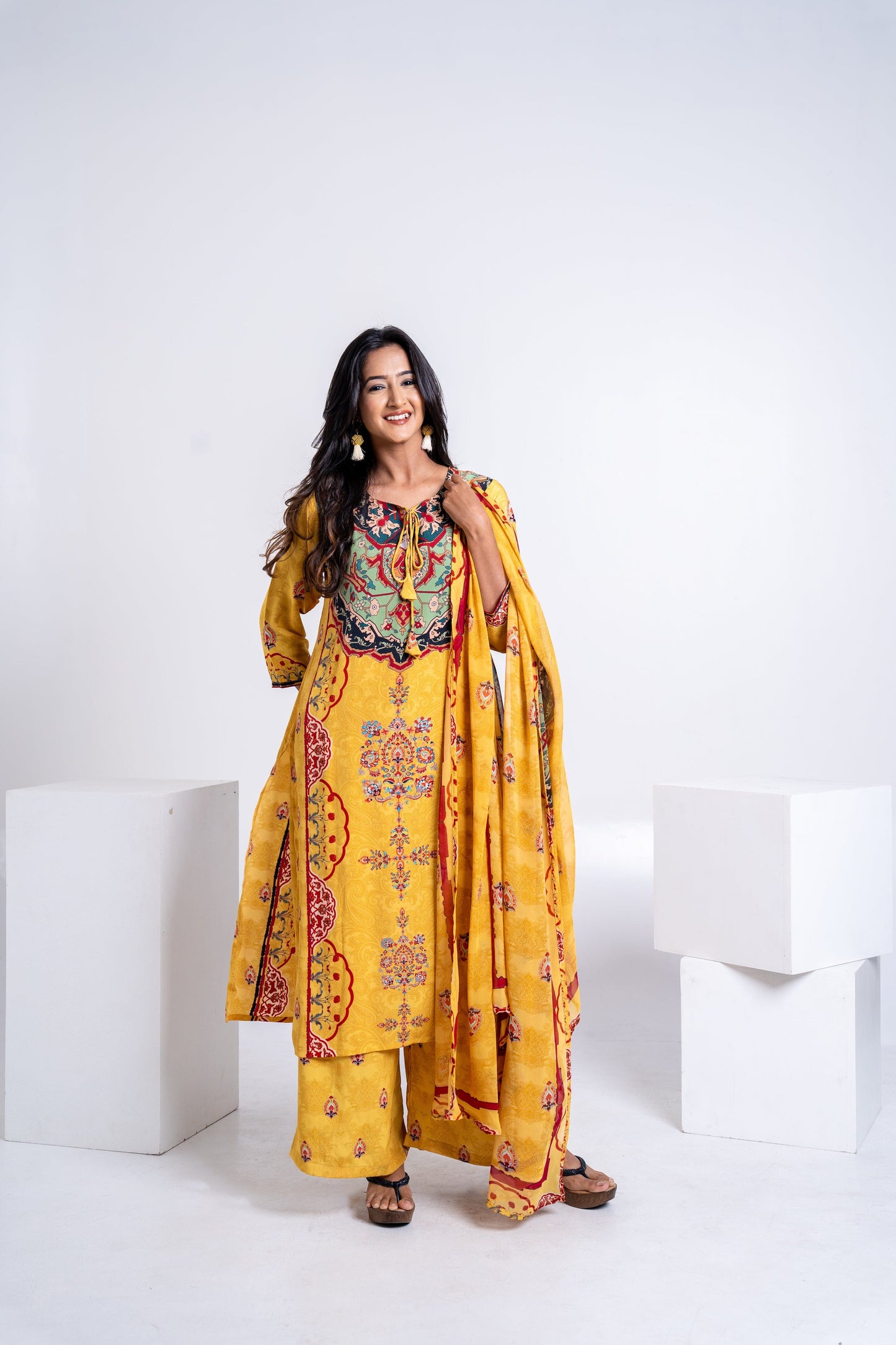 Naaz Mustard Suit Set