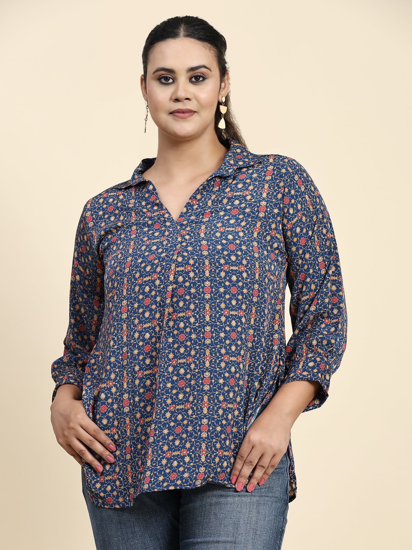 Blue Imperial Top
