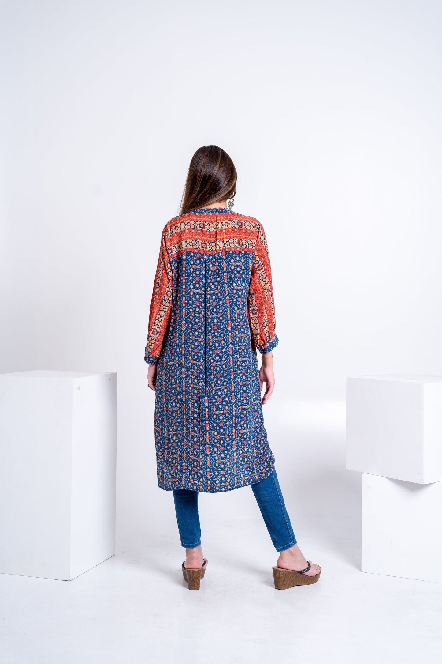 Blue Grace Long Tunic