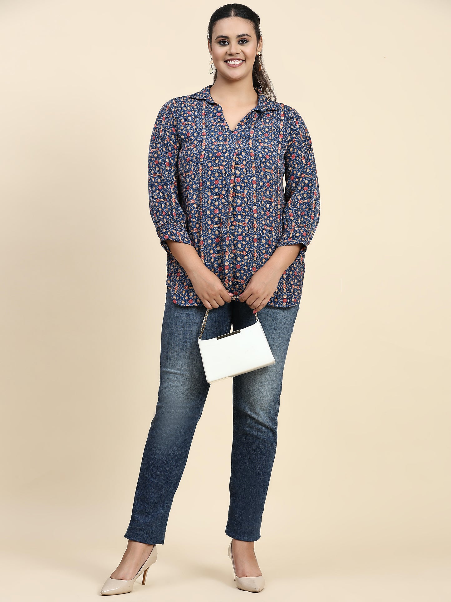 Blue Imperial Top