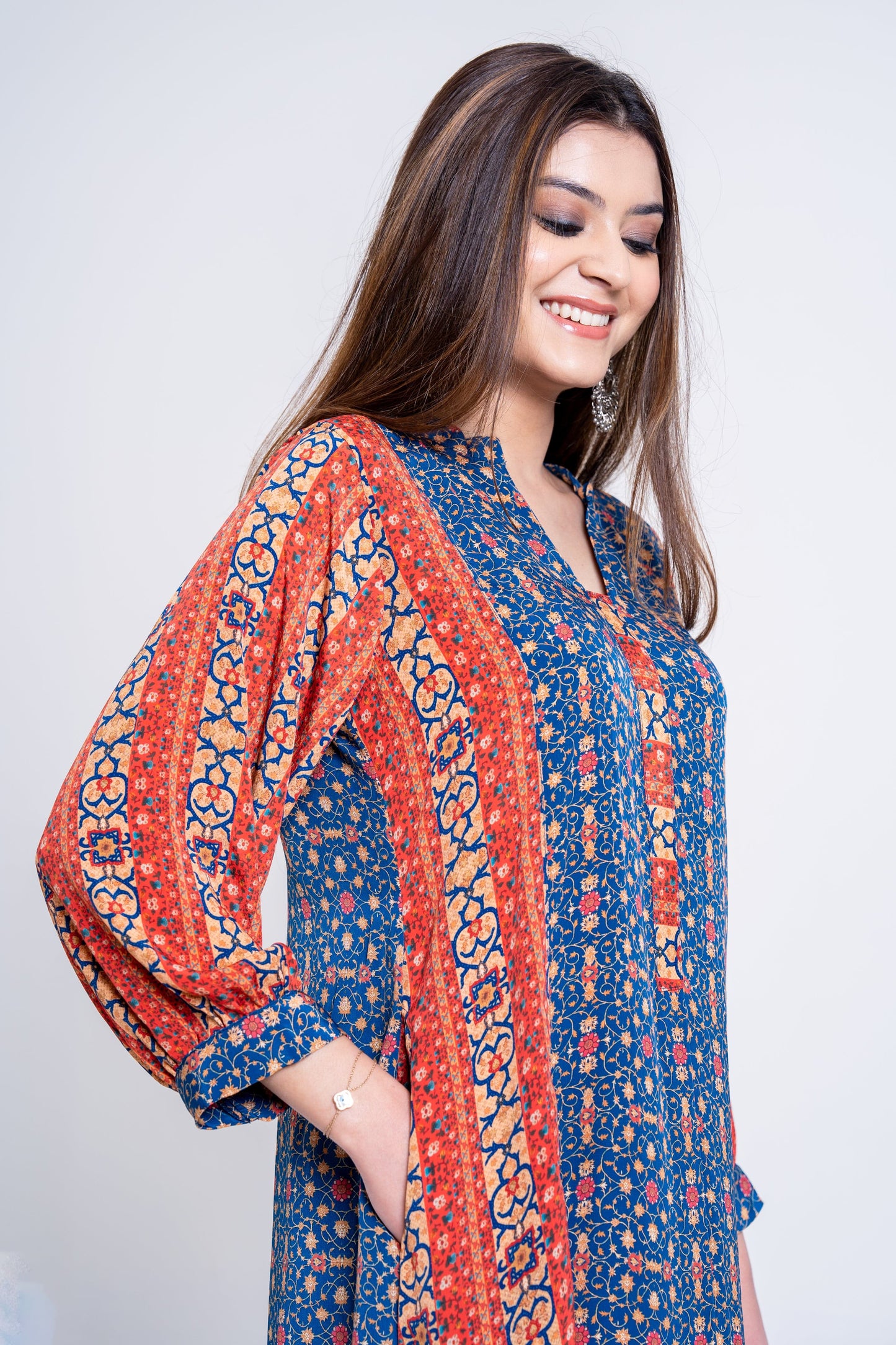 Blue Grace Long Tunic