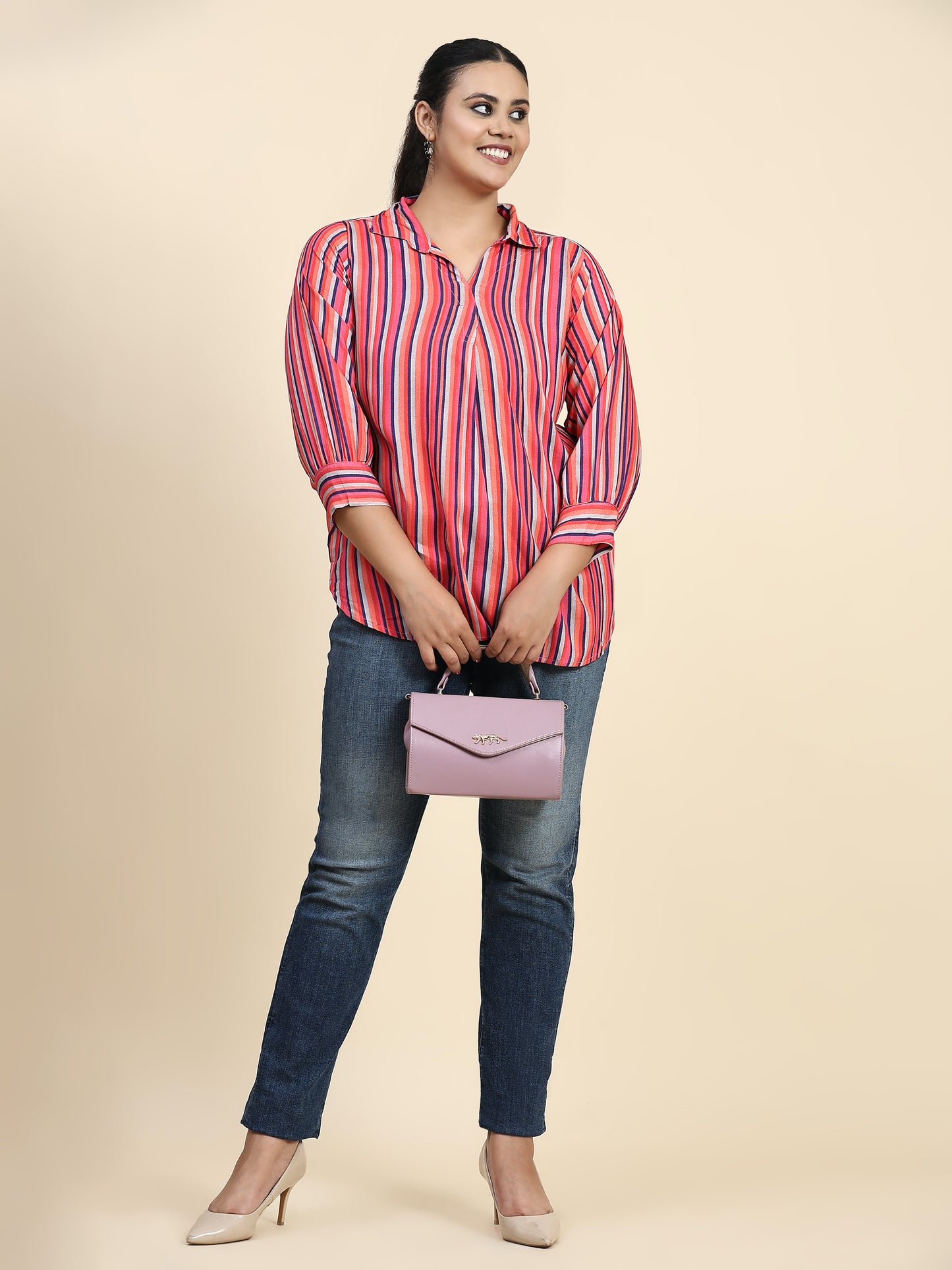 Pink Vertical Top