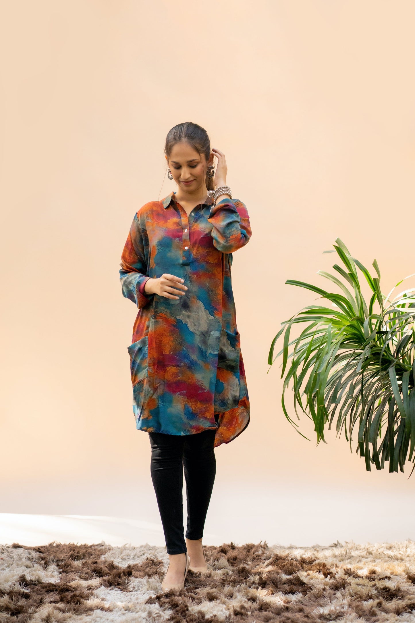 Techni Color Tunic