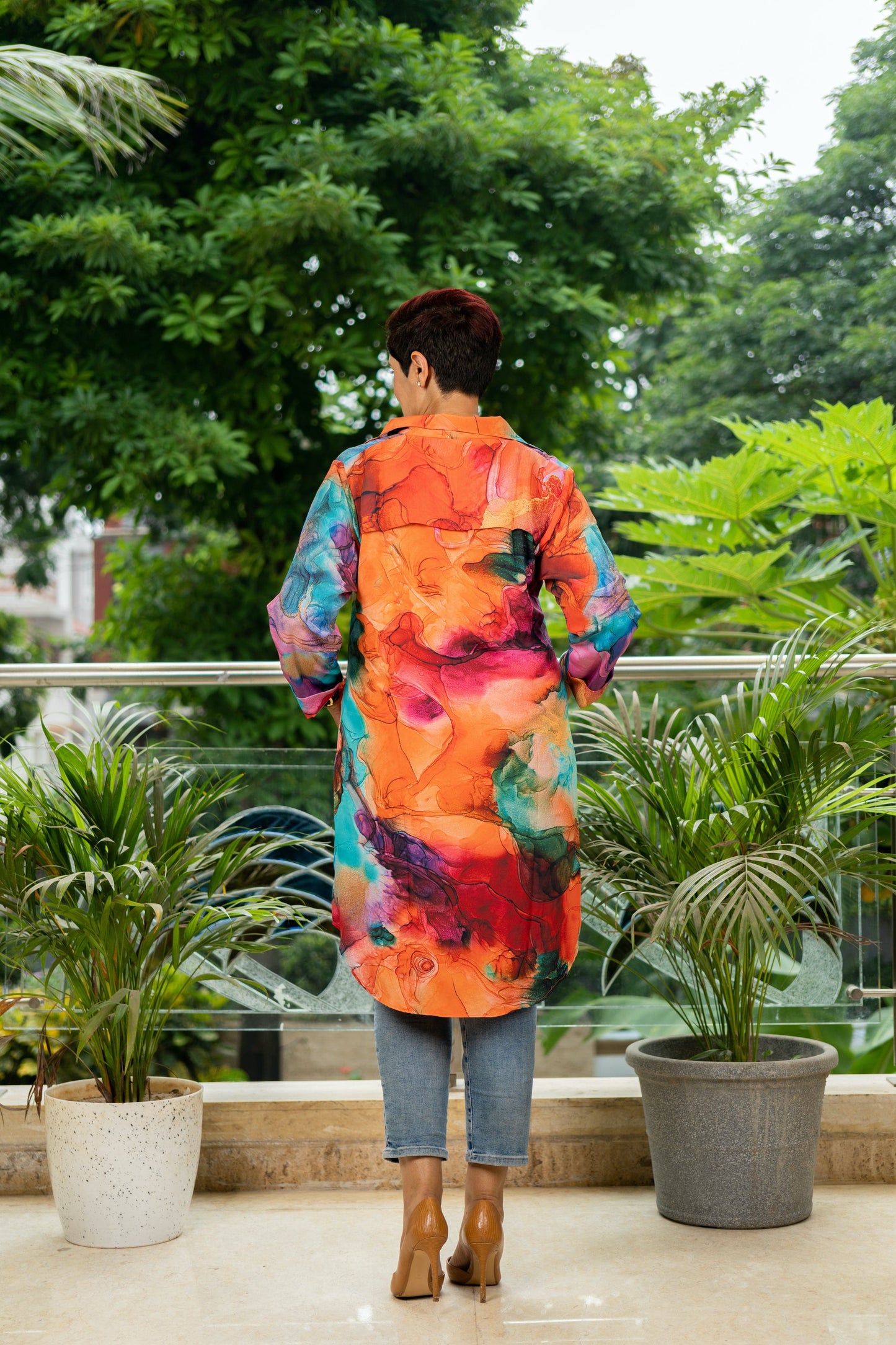 Watercolor Splash Tunic