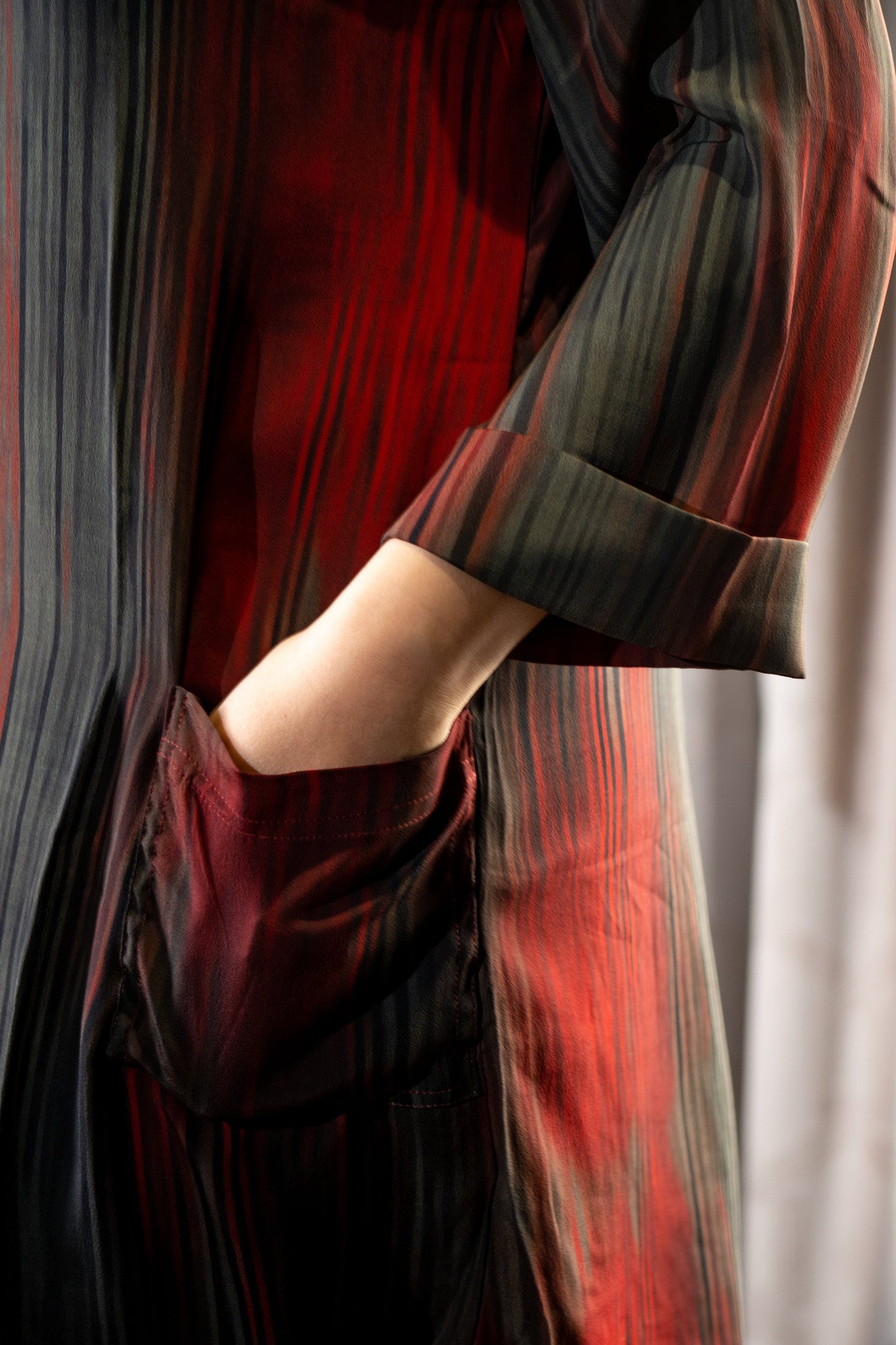Striped Contrast Tunic