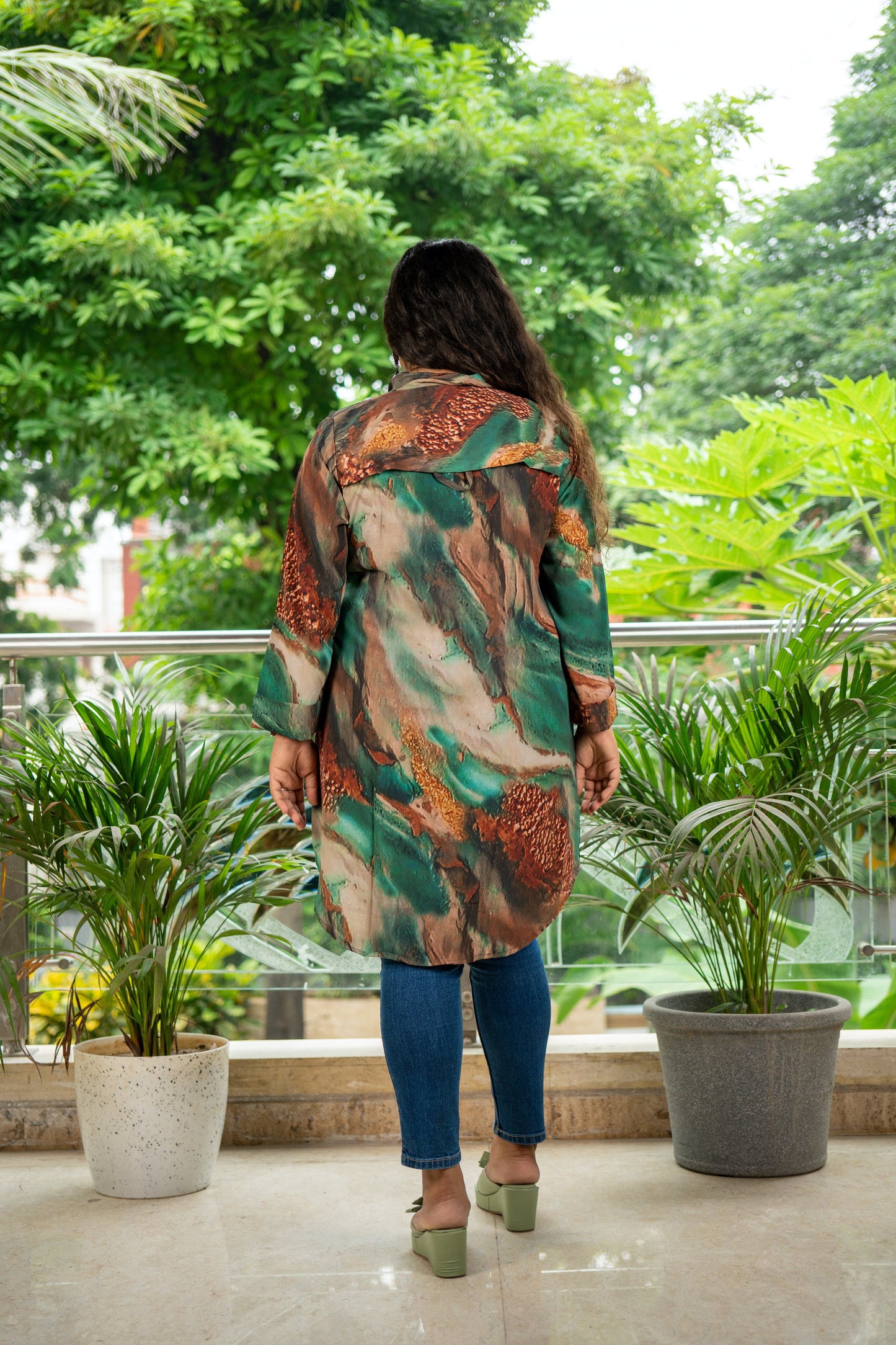 Shamrock Abstract Tunic