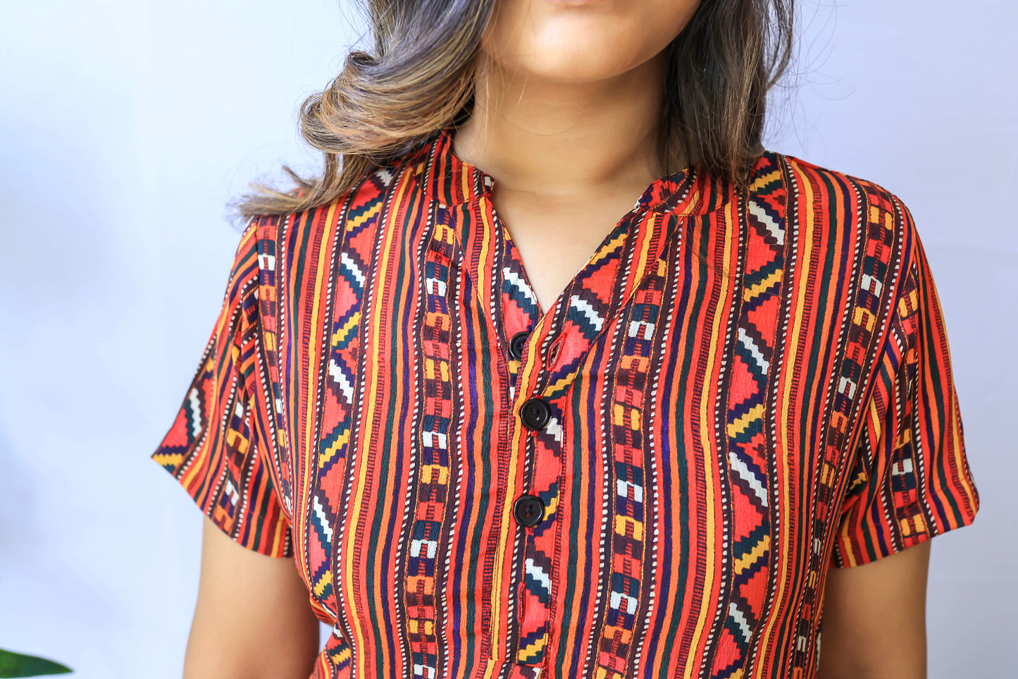 Geometric Print Dress