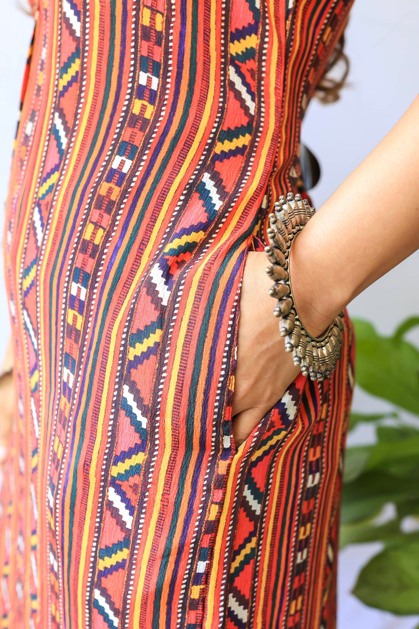 Geometric Print Dress