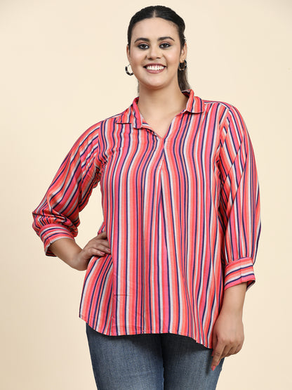Pink Vertical Top