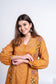 Mustard Patola Kurta Coord Set