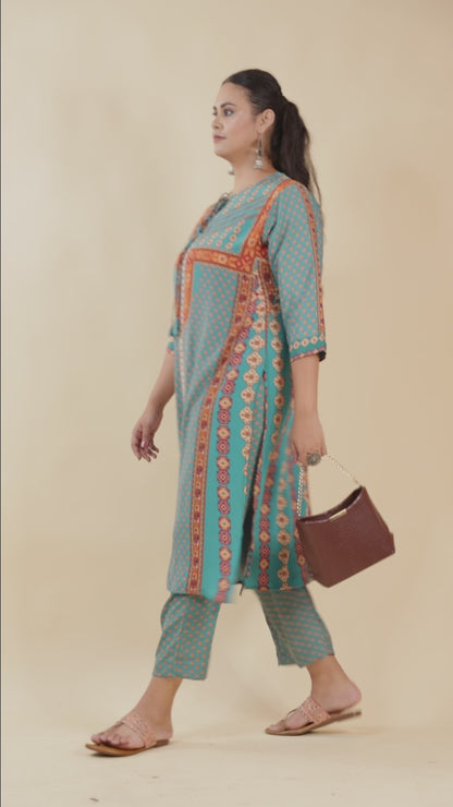 Celestial Blue Kurta Set