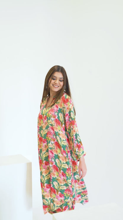 Minty Floral Co-ord Set