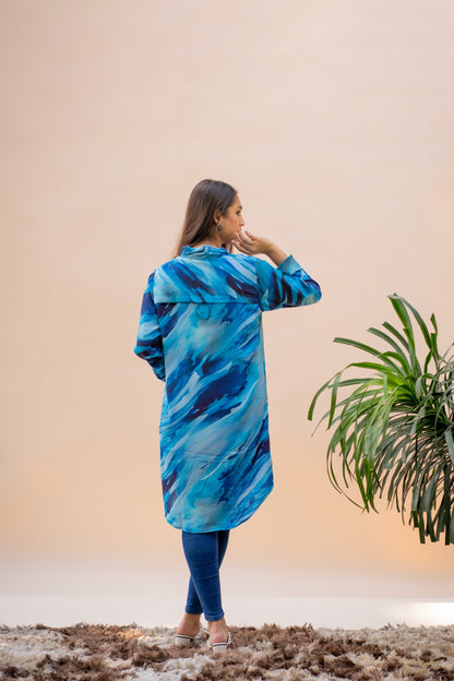 Bright Light Blue Tunic