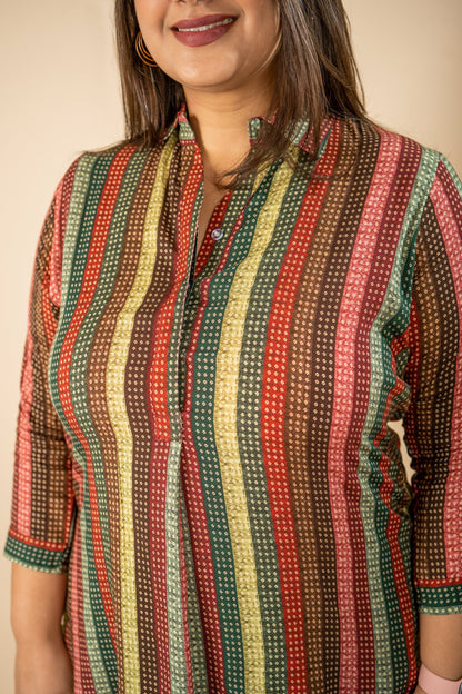 Bandhani Stripes Co-ord Set