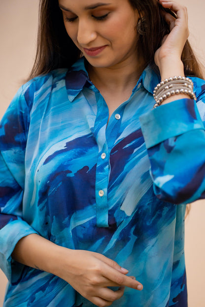 Bright Light Blue Tunic