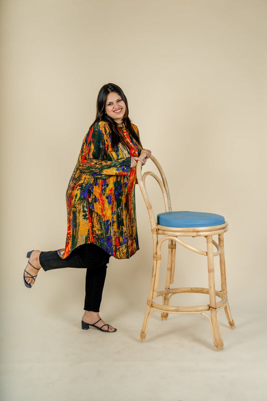 Taffeta print Tunic