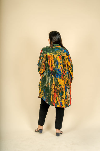 Taffeta print Tunic