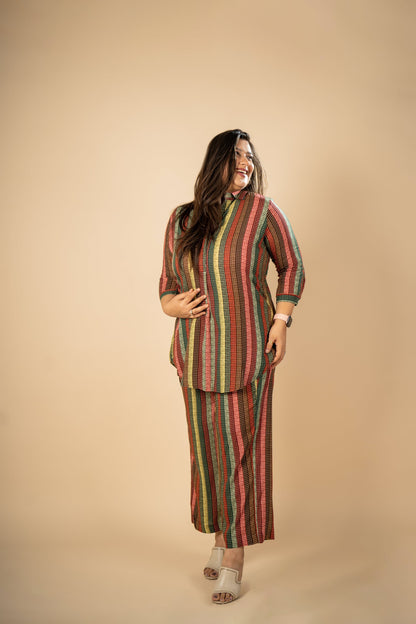 Bandhani Stripes Co-ord Set