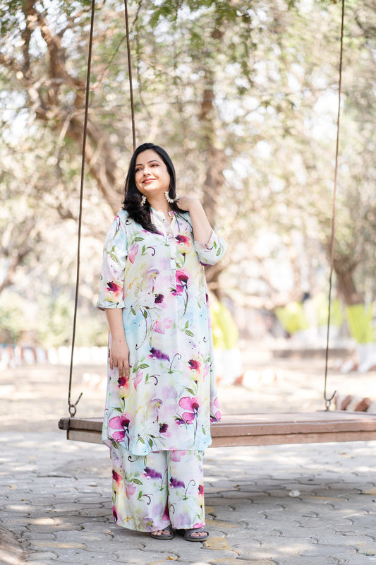 Alluring Blossom Long Co-ord Set