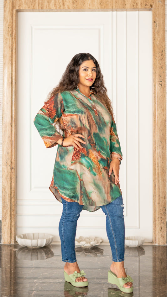 Shamrock Abstract Tunic