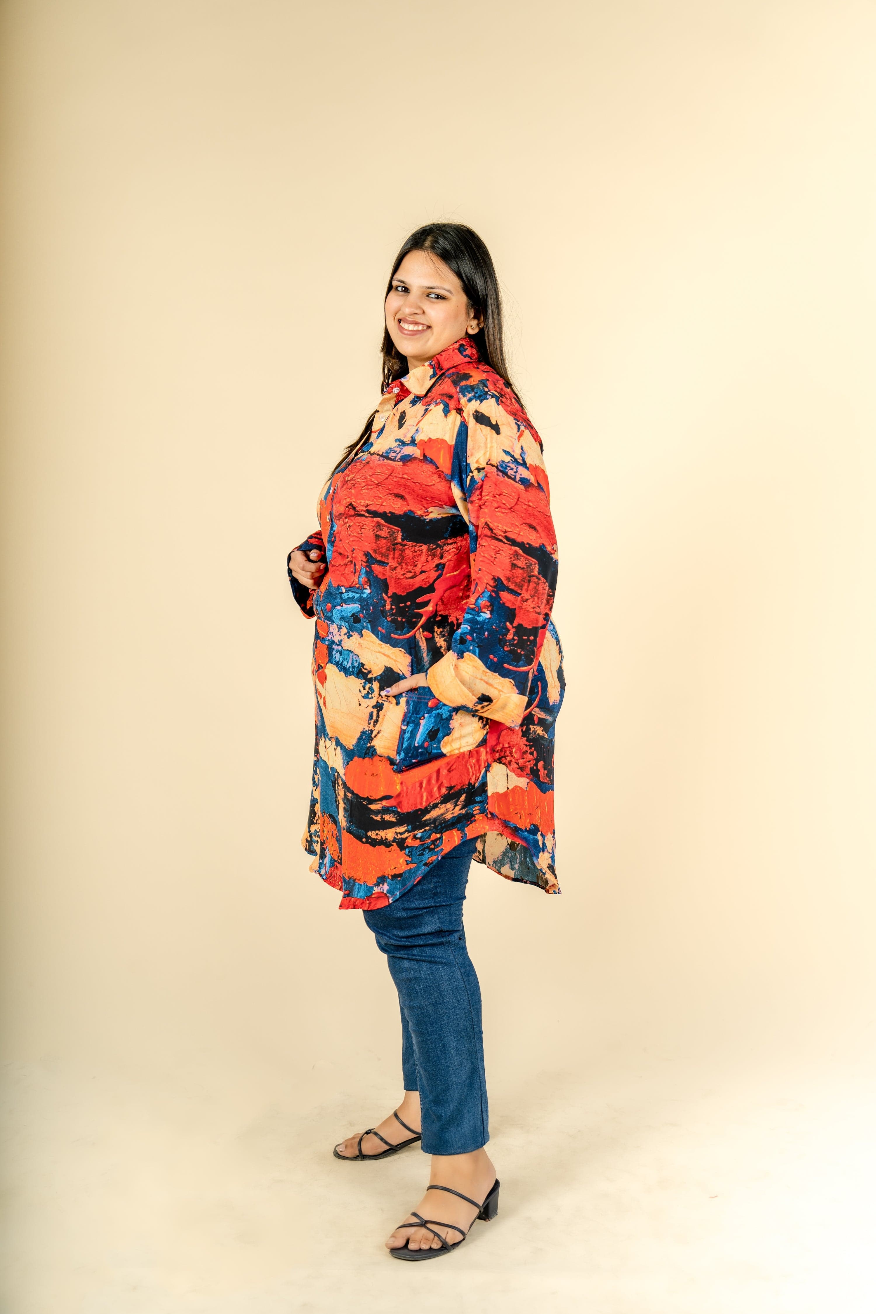 Abstract Art Tunic - Jeeaayanu Fashion