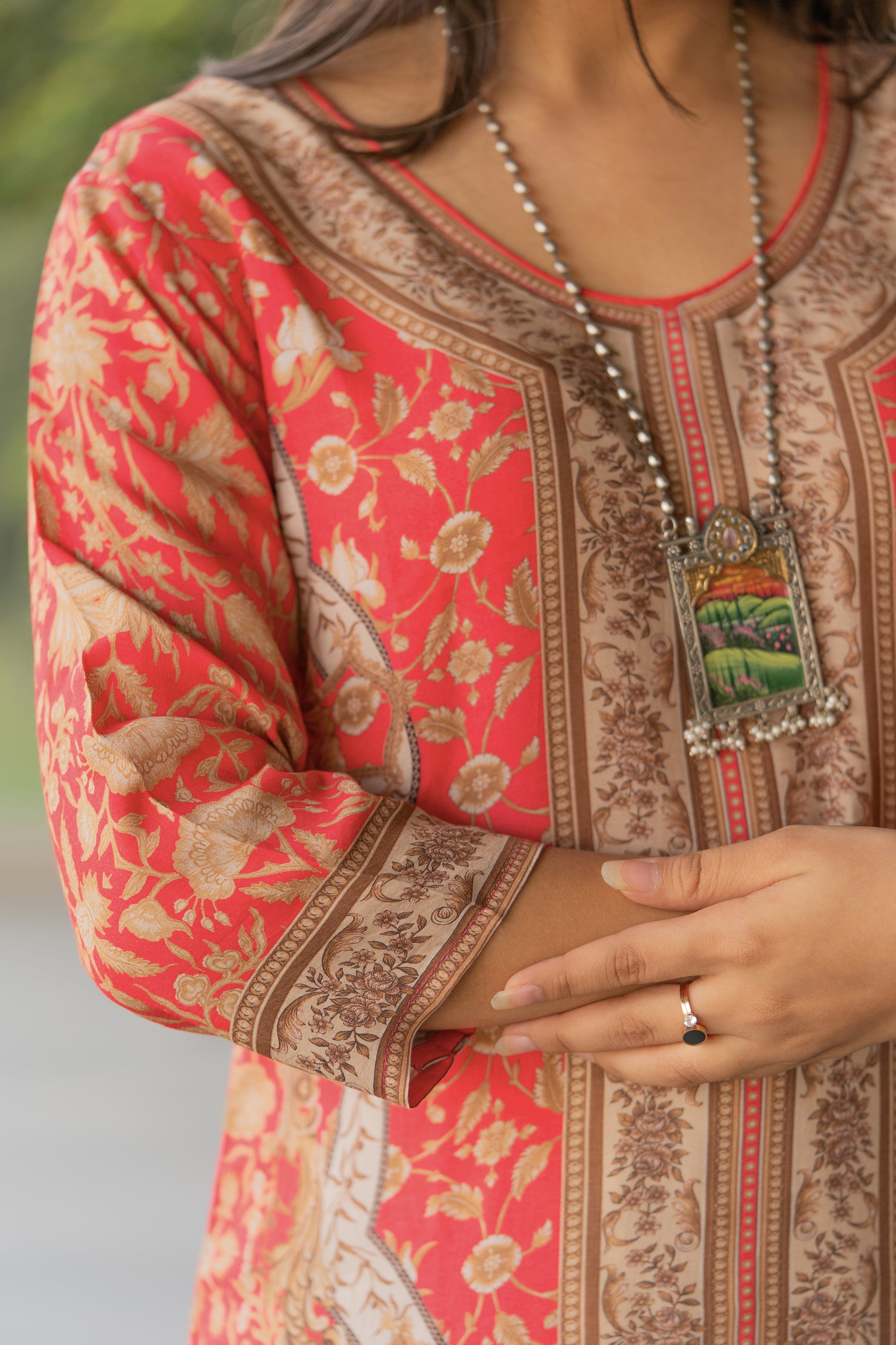 Coral Pink Kurta - Jeeaayanu Fashion