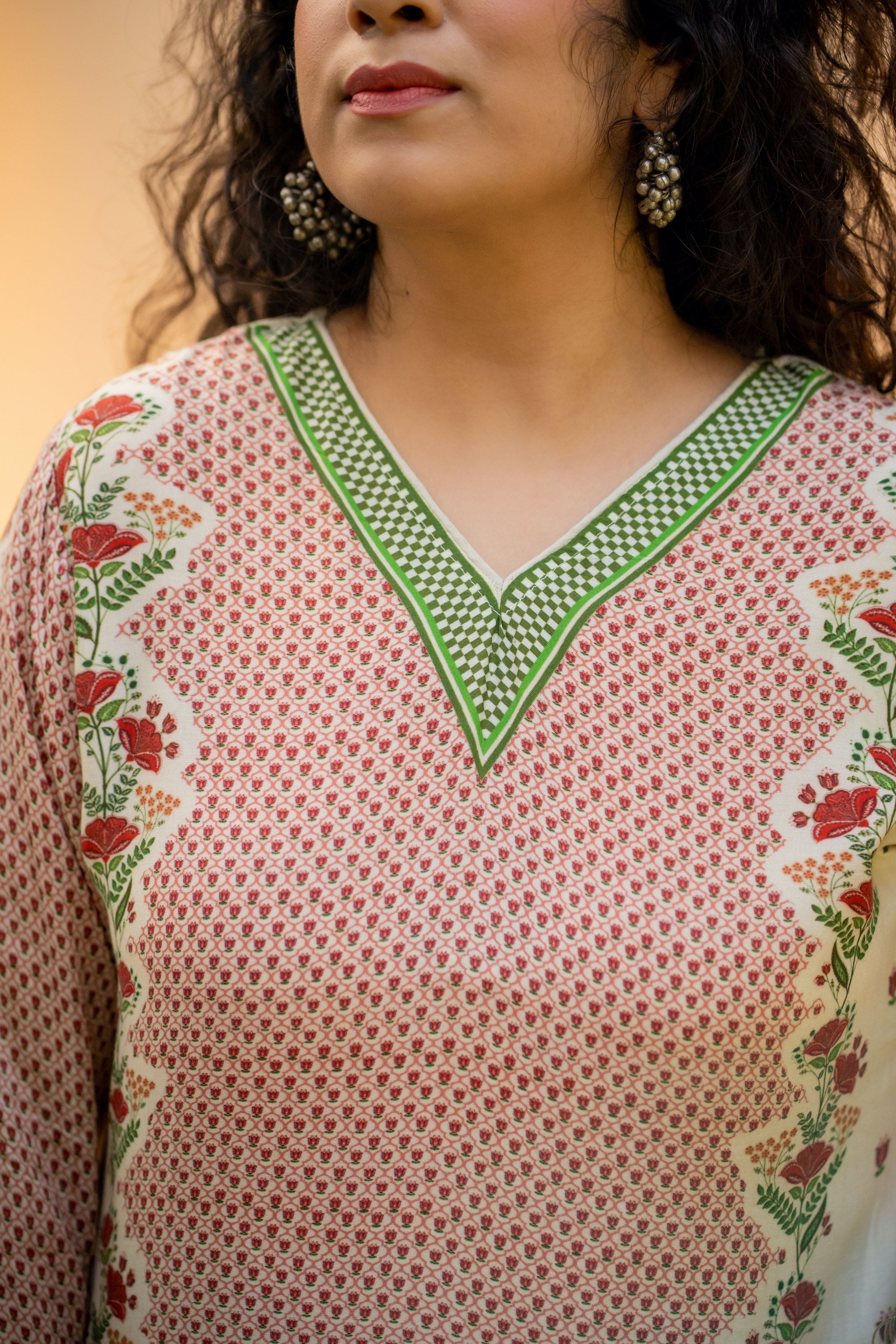 Fern and Flower Kurta - Jeeaayanu Fashion