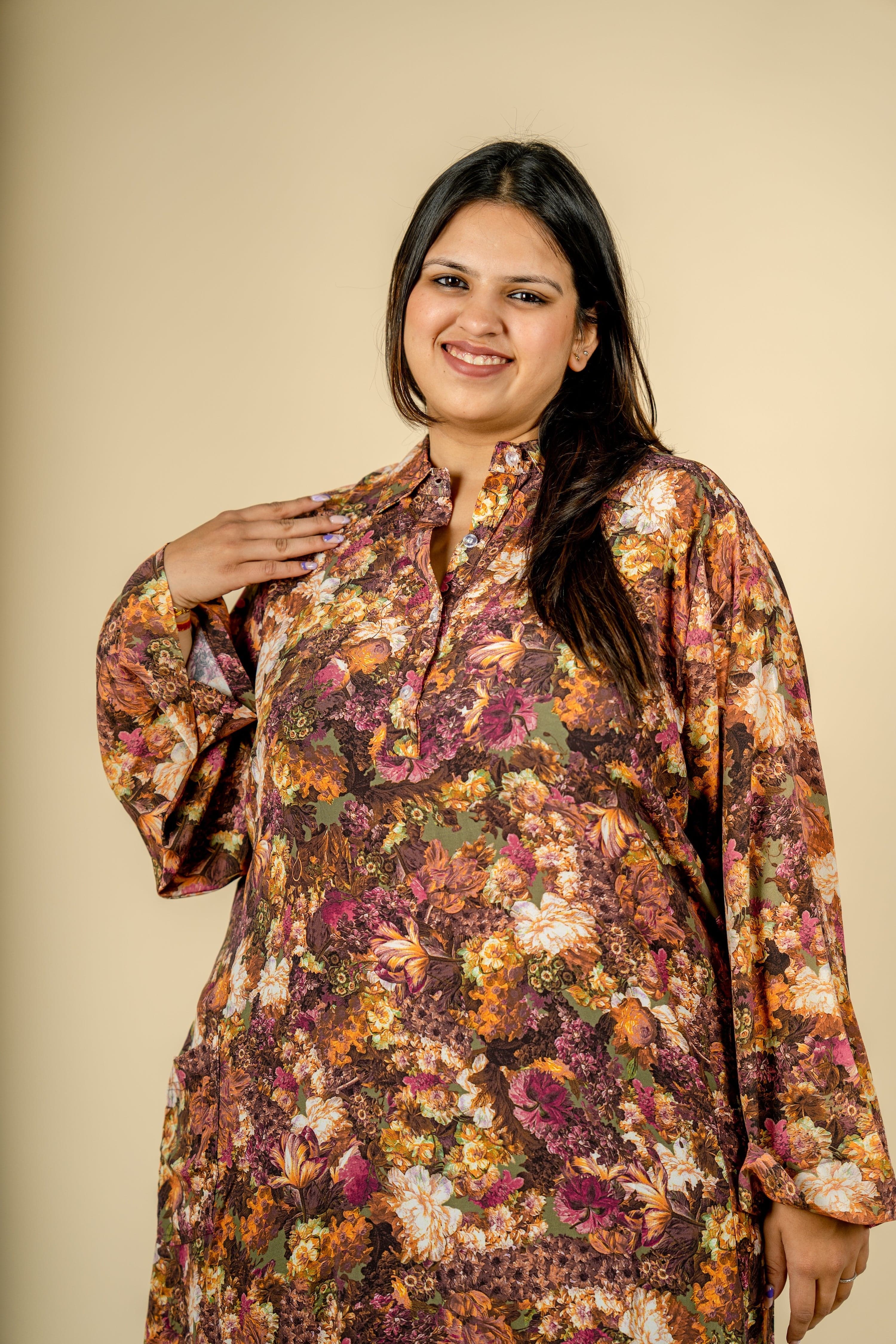 Flowral Tunic - Jeeaayanu Fashion