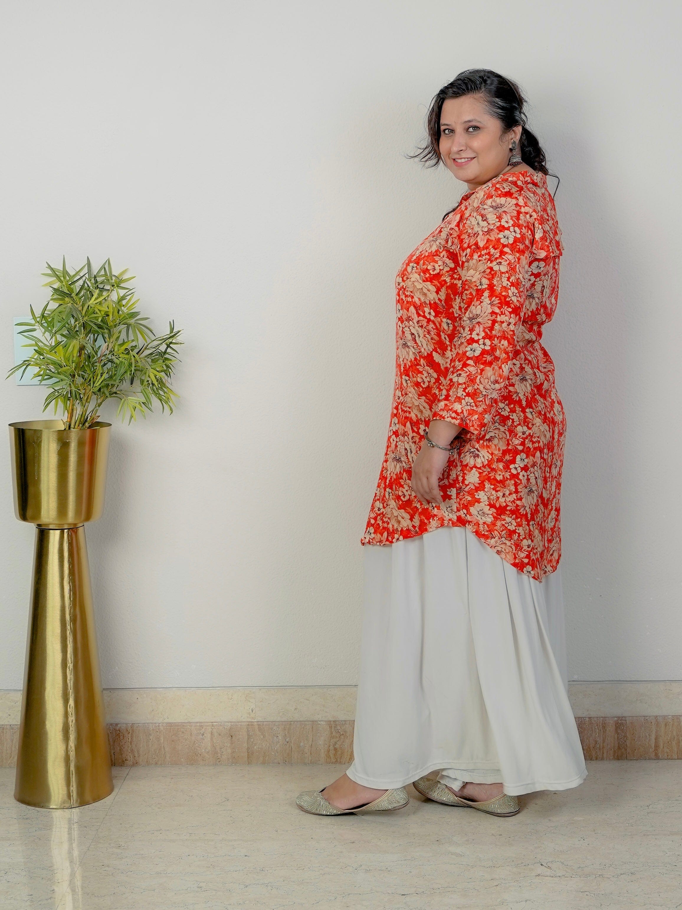 Jalsa Flower Tunic - Jeeaayanu Fashion