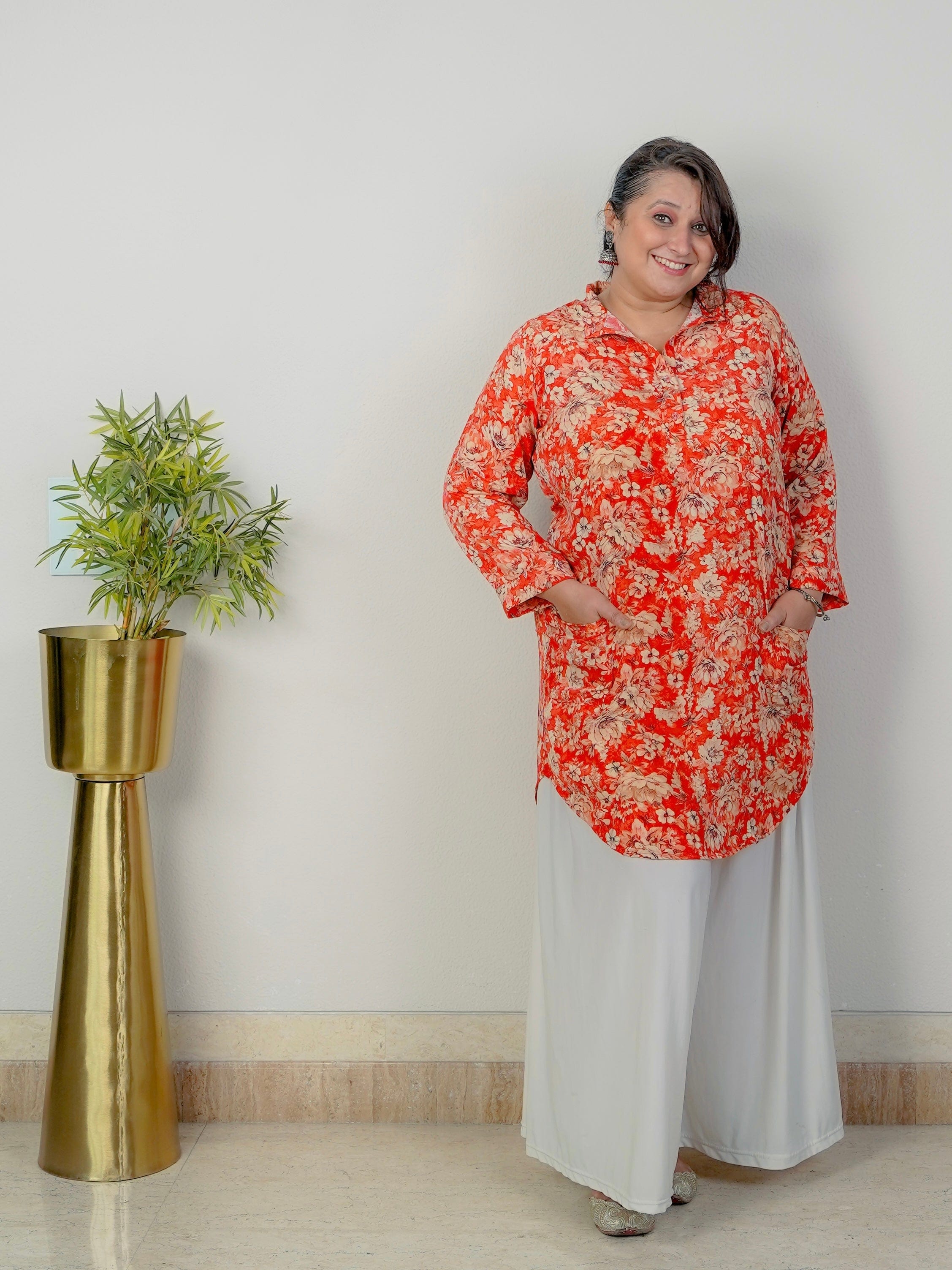 Jalsa Flower Tunic - Jeeaayanu Fashion