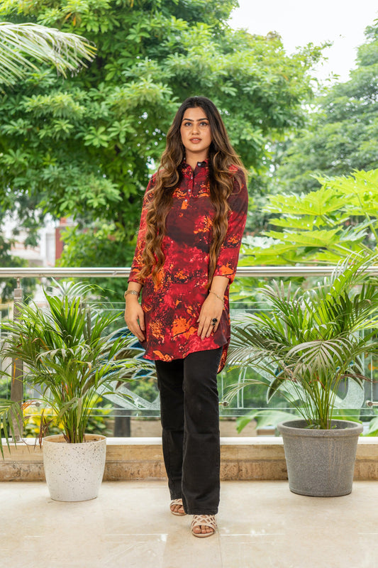 Vintage Sunset Tunic - Jeeaayanu Fashion